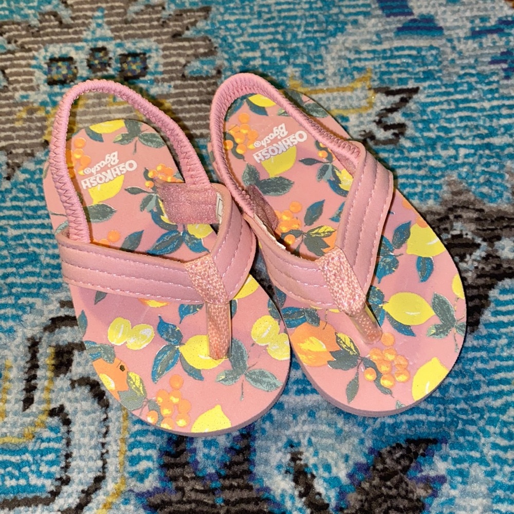 Baby kids sandal flip flops NWOT